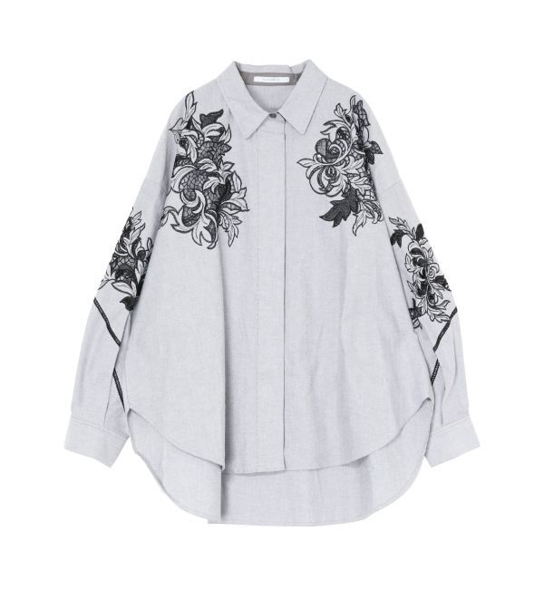 ELENDEEK「EMBROIDERY OVER SH」|シャツ・ブラウス|