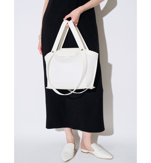 ELENDEEK「2WAY HANDLE MESH BAG」|トートバッグ|