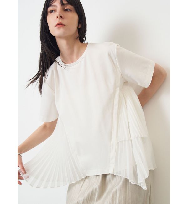 ELENDEEK「PLEAT DOCKING CS」|Tシャツ・カットソー|