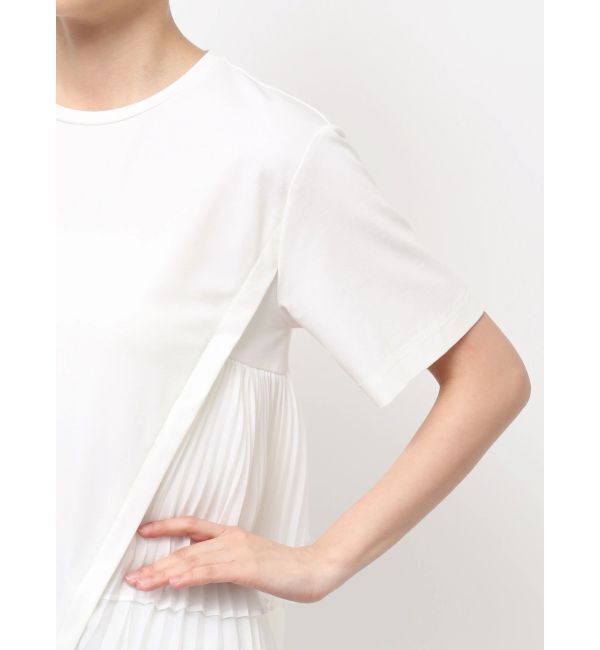 ELENDEEK「PLEAT DOCKING CS」|Tシャツ・カットソー|