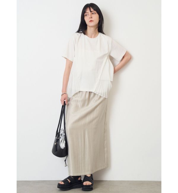 ELENDEEK「PLEAT DOCKING CS」|Tシャツ・カットソー|