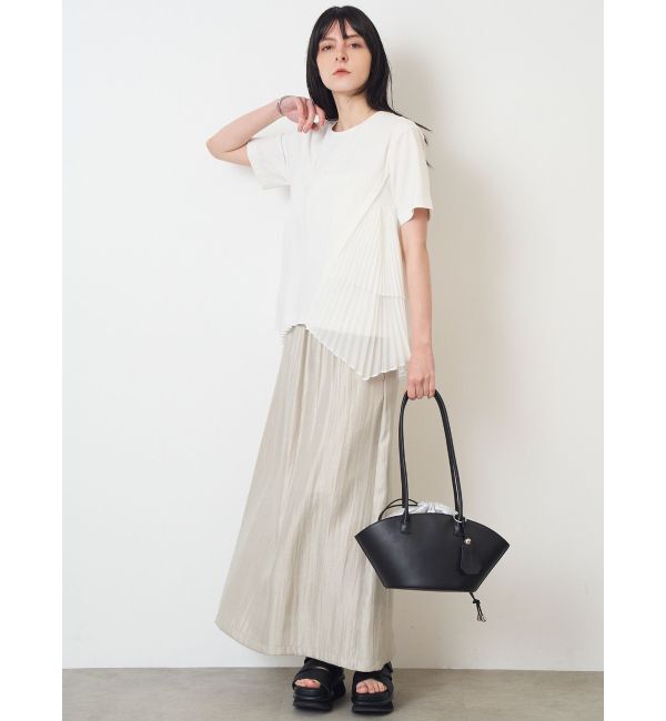 ELENDEEK「PLEAT DOCKING CS」|Tシャツ・カットソー|