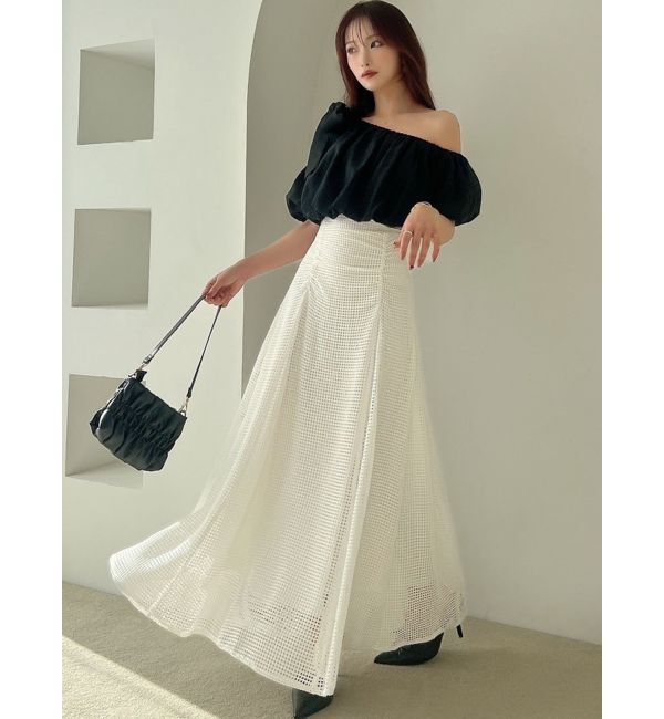 RESEXXY「ビッグリボンワンショルブラウス」|シャツ・ブラウス|