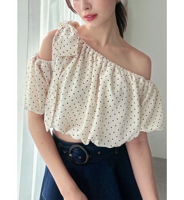 RESEXXY「ビッグリボンワンショルブラウス」|シャツ・ブラウス|ミックス