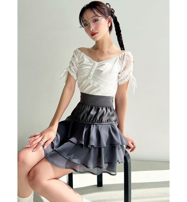 RESEXXY「フリルミニスカート」|スカート|