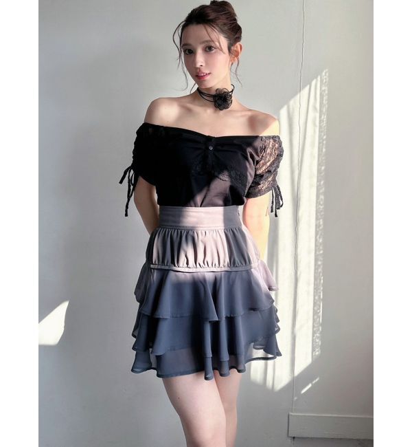 RESEXXY「フリルミニスカート」|スカート|