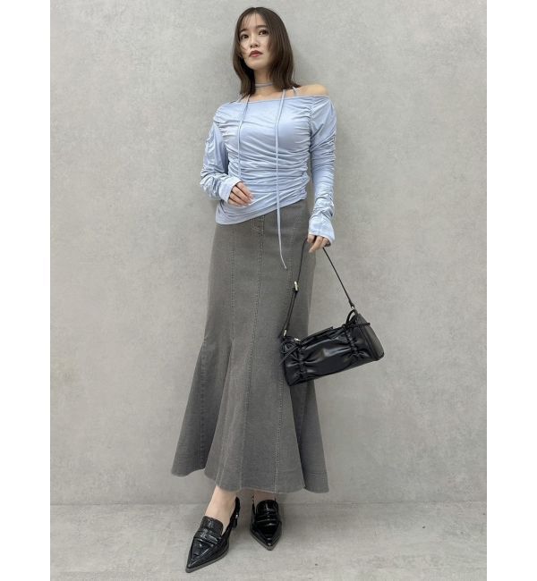 dazzlin「バックレースアップスイッチングマーメイドスカート」|スカート|