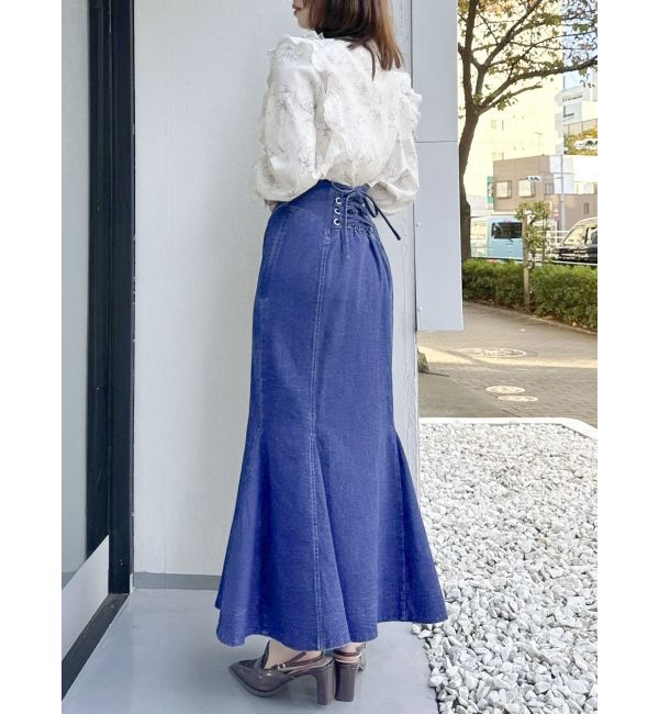 dazzlin「バックレースアップスイッチングマーメイドスカート」|スカート|