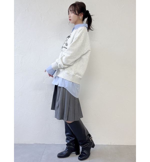 dazzlin「ジップスリットミディスカート」|スカート|