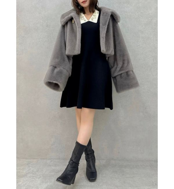 dazzlin「【20周年記念復刻！】オーナメントカラーニットワンピース」|ワンピース|