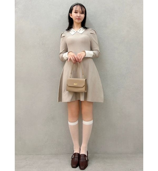 dazzlin「【20周年記念復刻！】オーナメントカラーニットワンピース」|ワンピース|