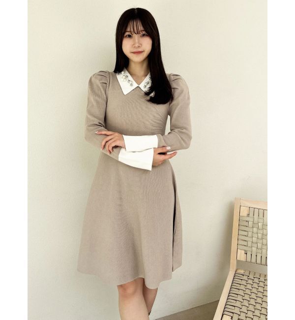 dazzlin「【20周年記念復刻！】オーナメントカラーニットワンピース」|ワンピース|