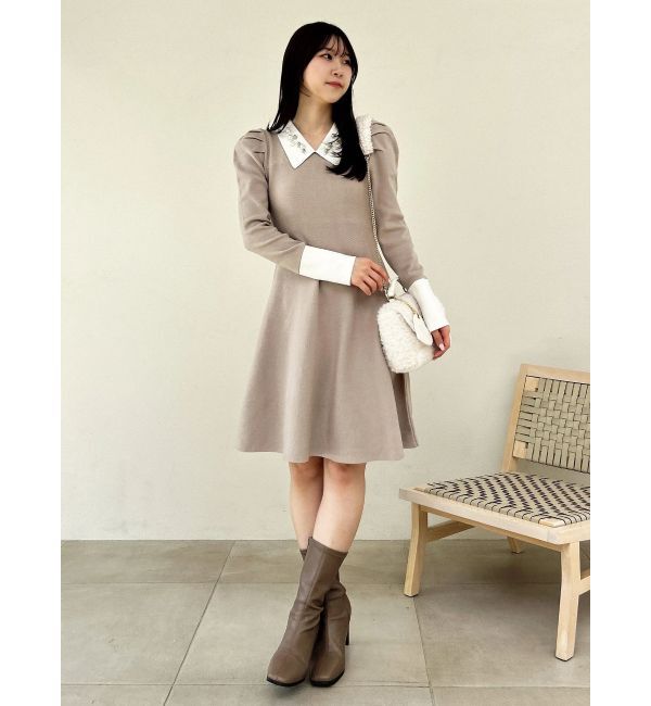 dazzlin「【20周年記念復刻！】オーナメントカラーニットワンピース」|ワンピース|