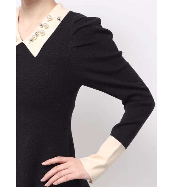 dazzlin「【20周年記念復刻！】オーナメントカラーニットワンピース」|ワンピース|