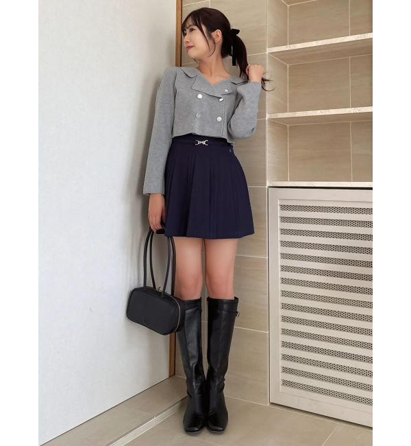 dazzlin「【POLO BCSコラボ】ベルトツキハイウエストプリーツミニスカート」|スカート|