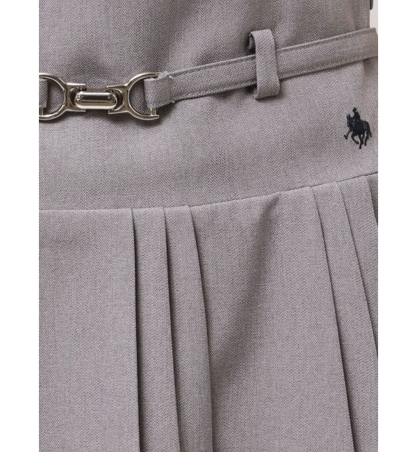 dazzlin「【POLO BCSコラボ】ベルトツキハイウエストプリーツミニスカート」|スカート|