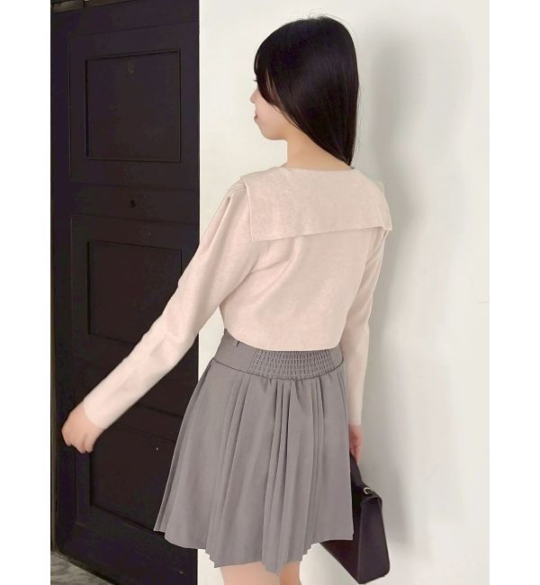 dazzlin「【POLO BCSコラボ】ベルトツキハイウエストプリーツミニスカート」|スカート|