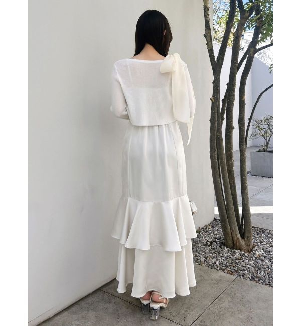 dazzlin「2WAYリボンキャミワンピース」|ワンピース|