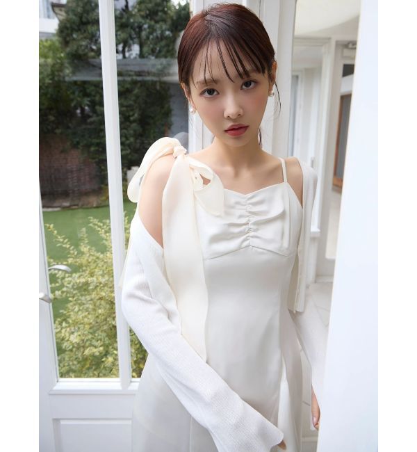 dazzlin「2WAYリボンキャミワンピース」|ワンピース|