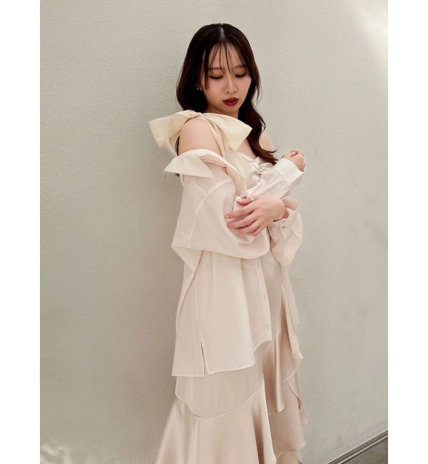 dazzlin「2WAYリボンキャミワンピース」|ワンピース|