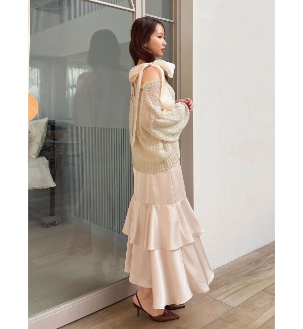 dazzlin「2WAYリボンキャミワンピース」|ワンピース|