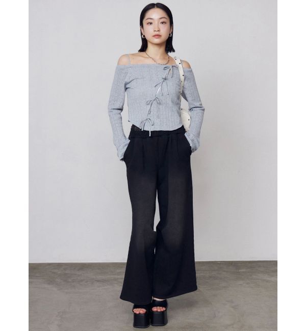 EMODA「レイヤードロゴスウェットパンツ」|その他|