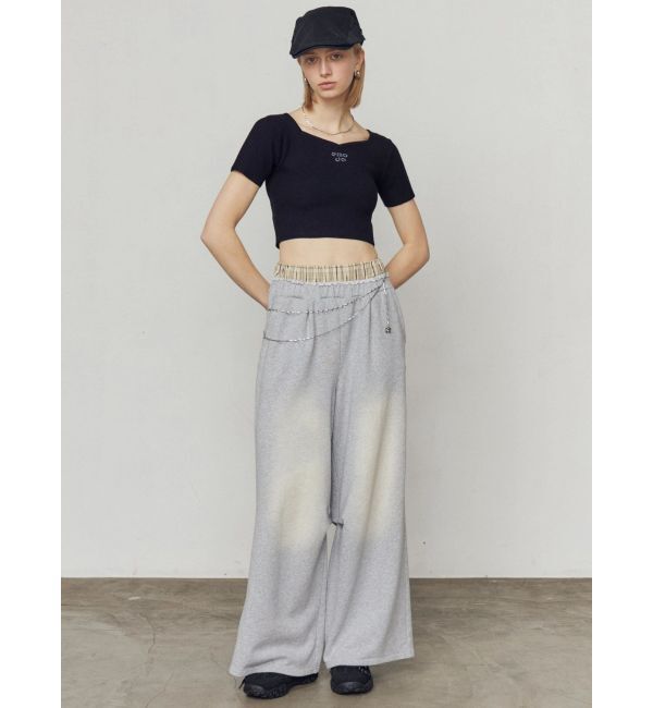 EMODA「レイヤードロゴスウェットパンツ」|その他|