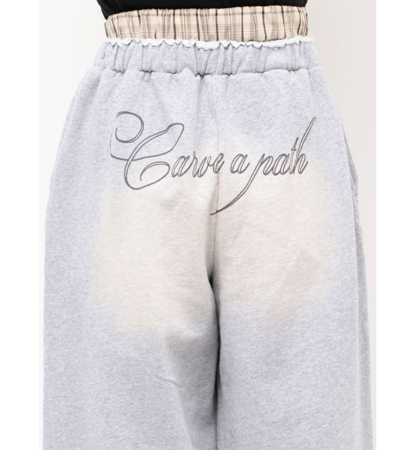 EMODA「レイヤードロゴスウェットパンツ」|その他|