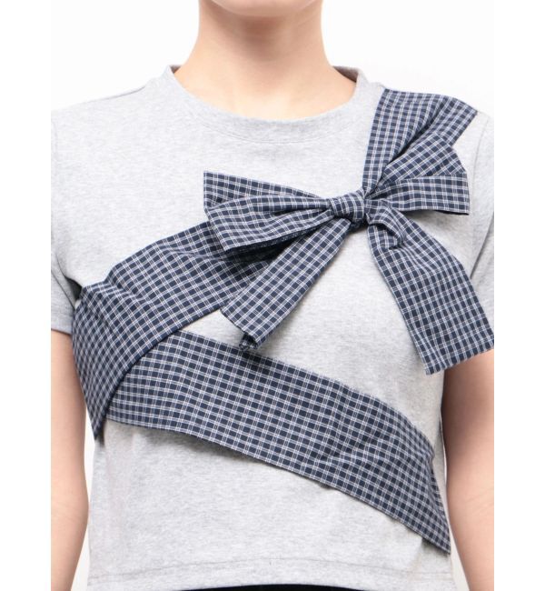 EMODA「リボンテープTシャツ」|Tシャツ・カットソー|