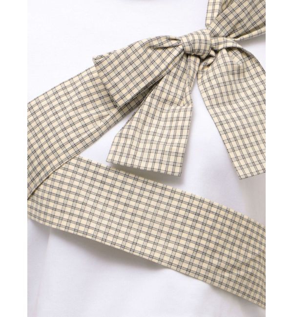 EMODA「リボンテープTシャツ」|Tシャツ・カットソー|