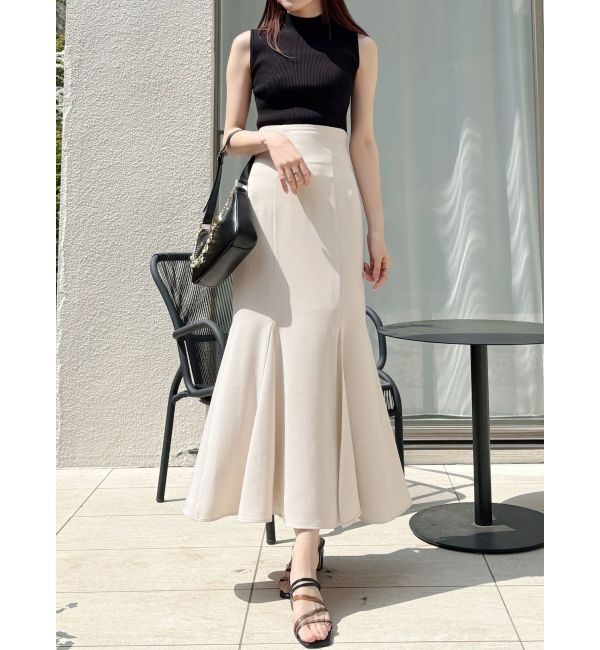 MERCURYDUO「バックレースアップストレッチマーメイドスカート」|スカート|