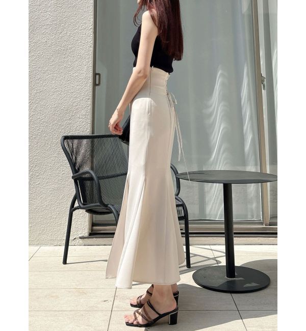 MERCURYDUO「バックレースアップストレッチマーメイドスカート」|スカート|