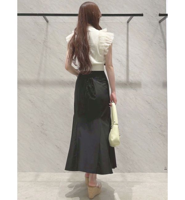 MERCURYDUO「バックレースアップストレッチマーメイドスカート」|スカート|