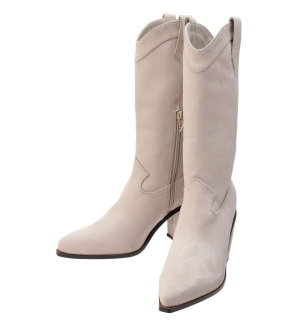 MERCURYDUO「ウエスタンミドルブーツ」|ロングブーツ|