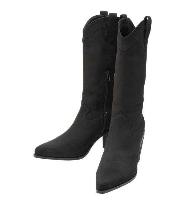 MERCURYDUO「ウエスタンミドルブーツ」|ロングブーツ|