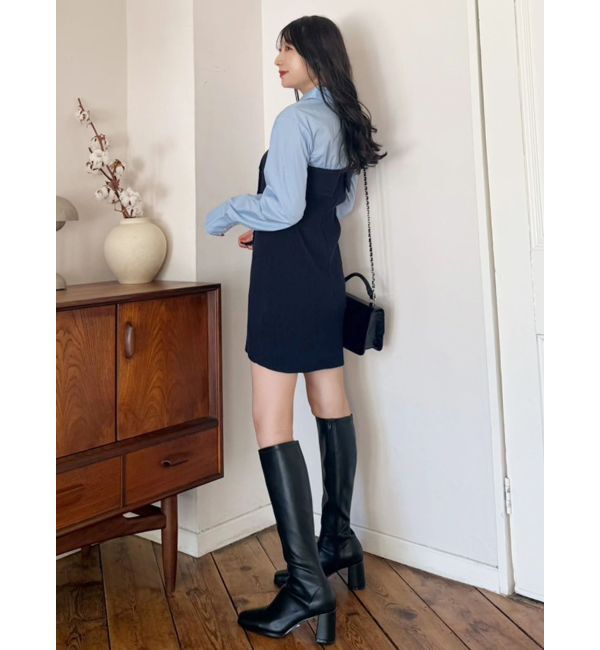 MERCURYDUO「ストレッチロングブーツ」|ロングブーツ|