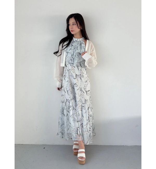 MERCURYDUO「花柄アメスリラッフルワンピース」|ワンピース|