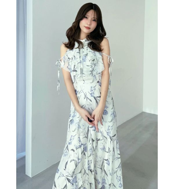 MERCURYDUO「花柄アメスリラッフルワンピース」|ワンピース|