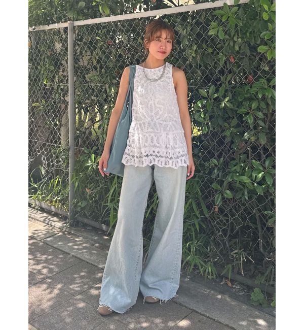 Ungrid「バテンレーストップス」|Tシャツ・カットソー|