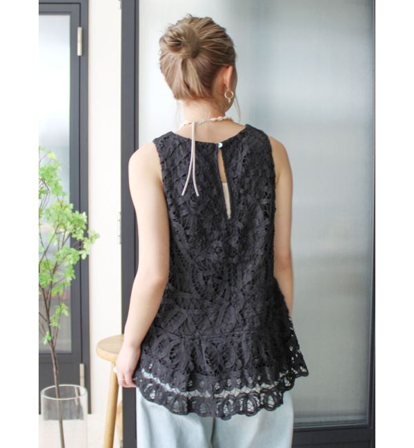 Ungrid「バテンレーストップス」|Tシャツ・カットソー|