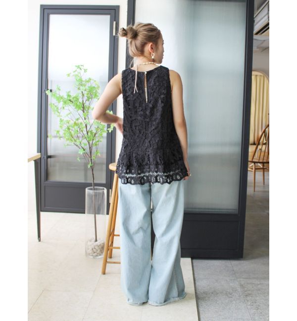 Ungrid「バテンレーストップス」|Tシャツ・カットソー|