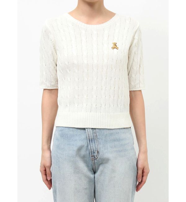 LAGUNAMOON「【POLO BCSコラボ】ベアケーブルニットプルオーバー」|ニット・セーター|