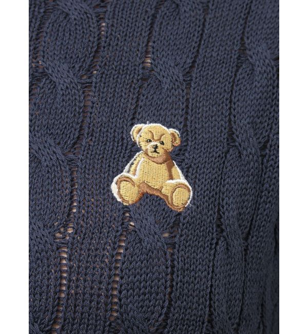 LAGUNAMOON「【POLO BCSコラボ】ベアケーブルニットプルオーバー」|ニット・セーター|