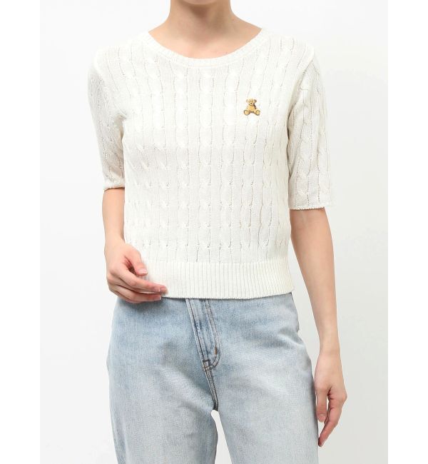 LAGUNAMOON「【POLO BCSコラボ】ベアケーブルニットプルオーバー」|ニット・セーター|