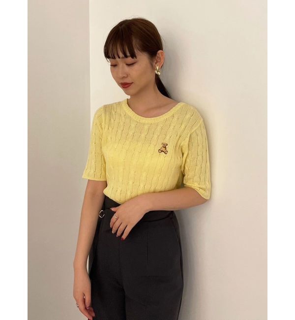 LAGUNAMOON「【POLO BCSコラボ】ベアケーブルニットプルオーバー」|ニット・セーター|