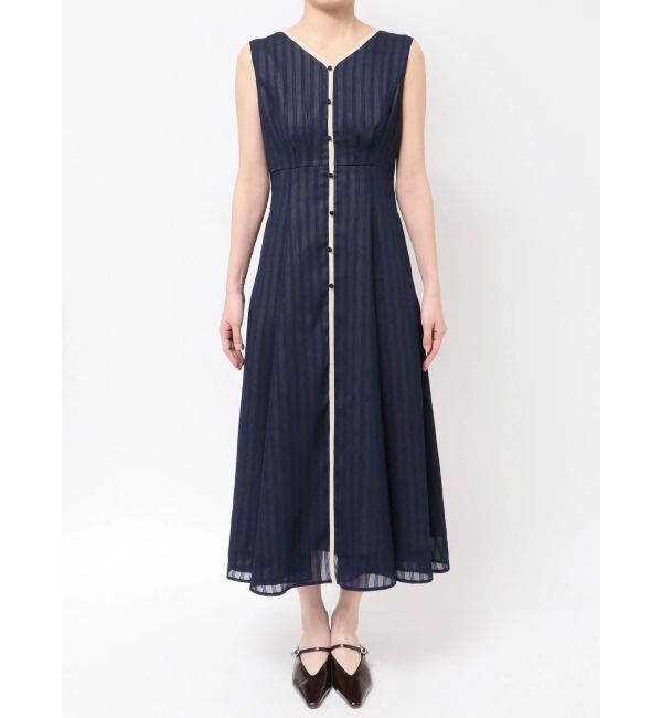 LAGUNAMOON「【追加生産】バイカラーパイピングワンピース」|ワンピース|