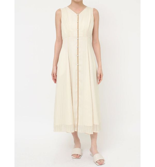 LAGUNAMOON「【追加生産】バイカラーパイピングワンピース」|ワンピース|