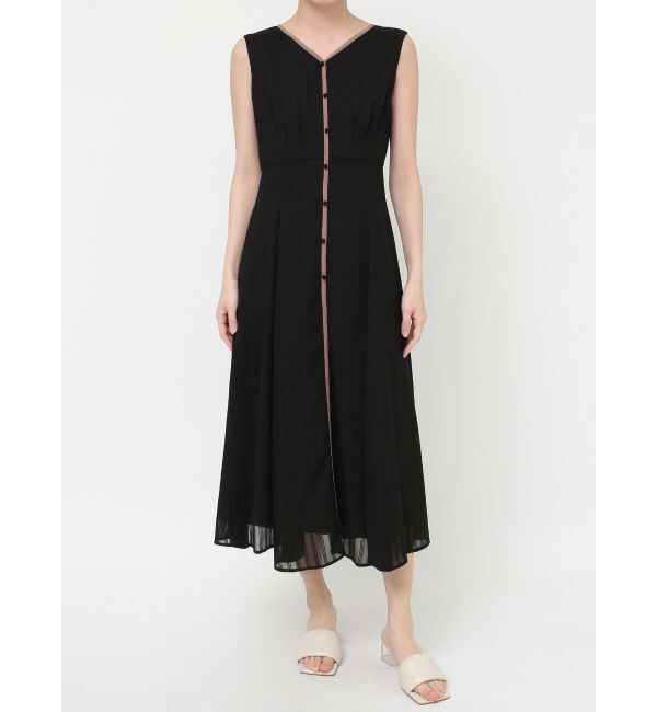 LAGUNAMOON「【追加生産】バイカラーパイピングワンピース」|ワンピース|