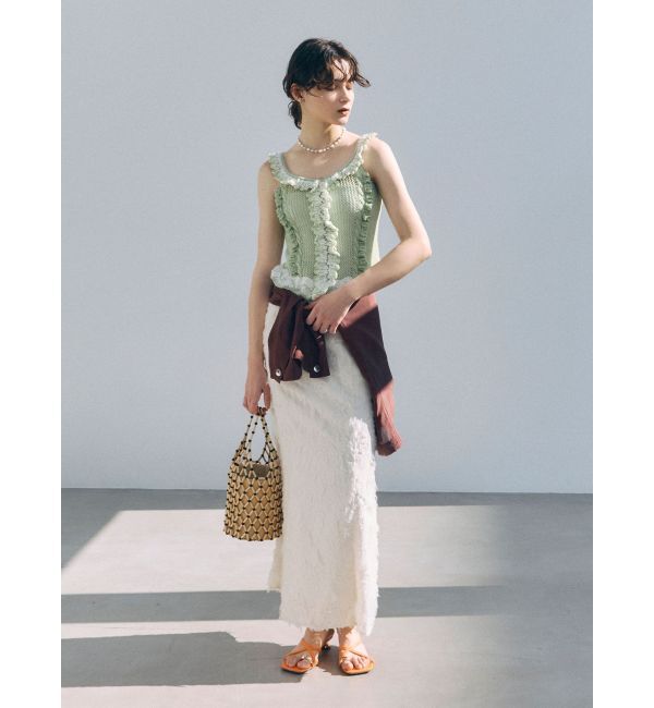 LAGUNAMOON「シェルボタンシアージャケット」|テーラードジャケット|