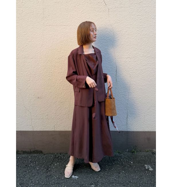 LAGUNAMOON「シェルボタンシアージャケット」|テーラードジャケット|